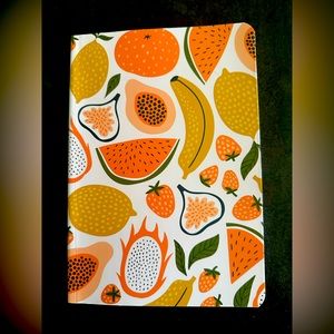 Hand drawn exotic fruit seamless pattern Journal.